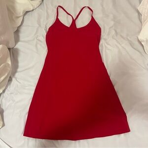 Outdoor Voices Exercise Dress in Scarlet